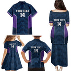 NRL Storm Rugby 2025 Custom Family Matching Puletasi and Hawaiian Shirt Est 1998 Sporty Style