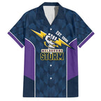 NRL Storm Rugby 2025 Custom Family Matching Puletasi and Hawaiian Shirt Est 1998 Sporty Style