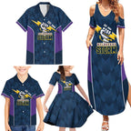 NRL Storm Rugby 2025 Custom Family Matching Summer Maxi Dress and Hawaiian Shirt Est 1998 Sporty Style