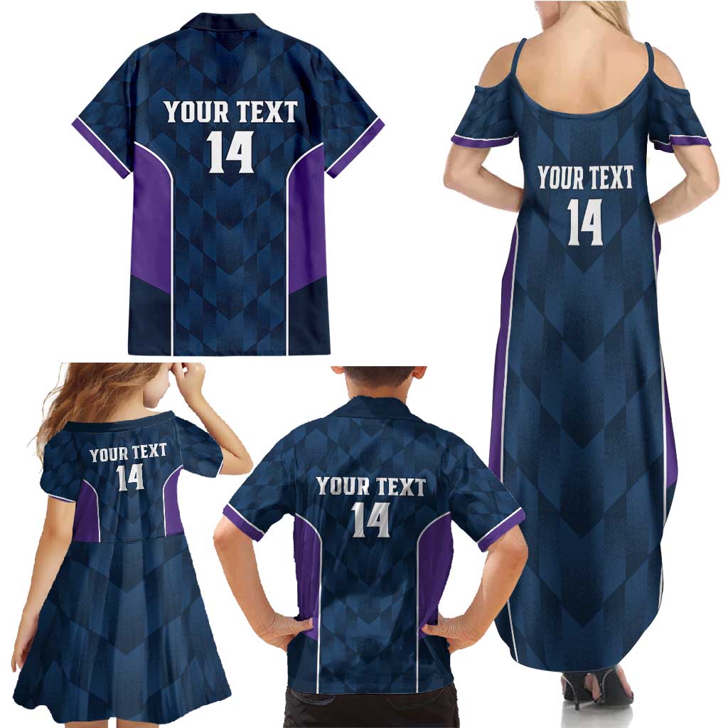 NRL Storm Rugby 2025 Custom Family Matching Summer Maxi Dress and Hawaiian Shirt Est 1998 Sporty Style