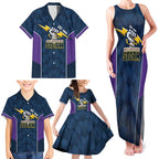 NRL Storm Rugby 2025 Custom Family Matching Tank Maxi Dress and Hawaiian Shirt Est 1998 Sporty Style