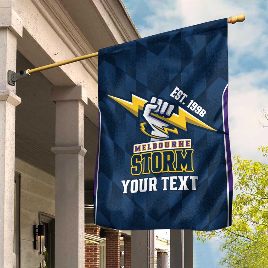 NRL Storm Rugby 2025 Custom Garden Flag Est 1998 Sporty Style