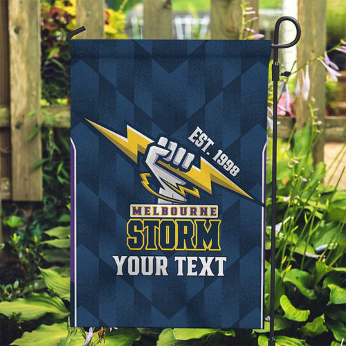 NRL Storm Rugby 2025 Custom Garden Flag Est 1998 Sporty Style