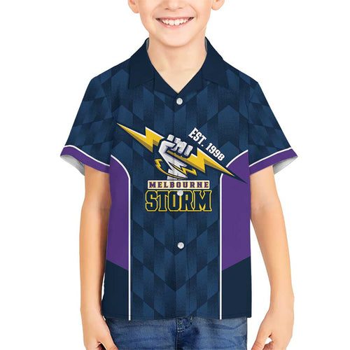NRL Storm Rugby 2025 Custom Hawaiian Shirt Est 1998 Sporty Style