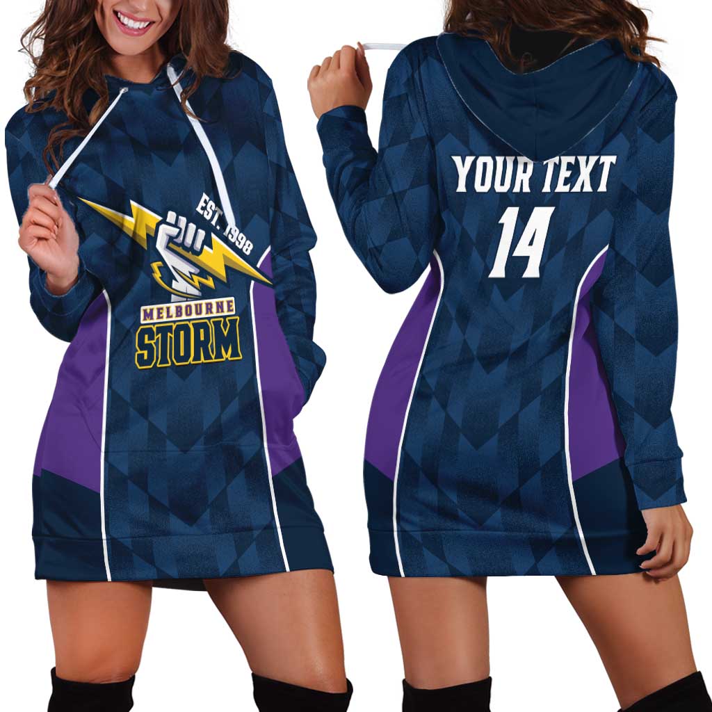 NRL Storm Rugby 2025 Custom Hoodie Dress Est 1998 Sporty Style