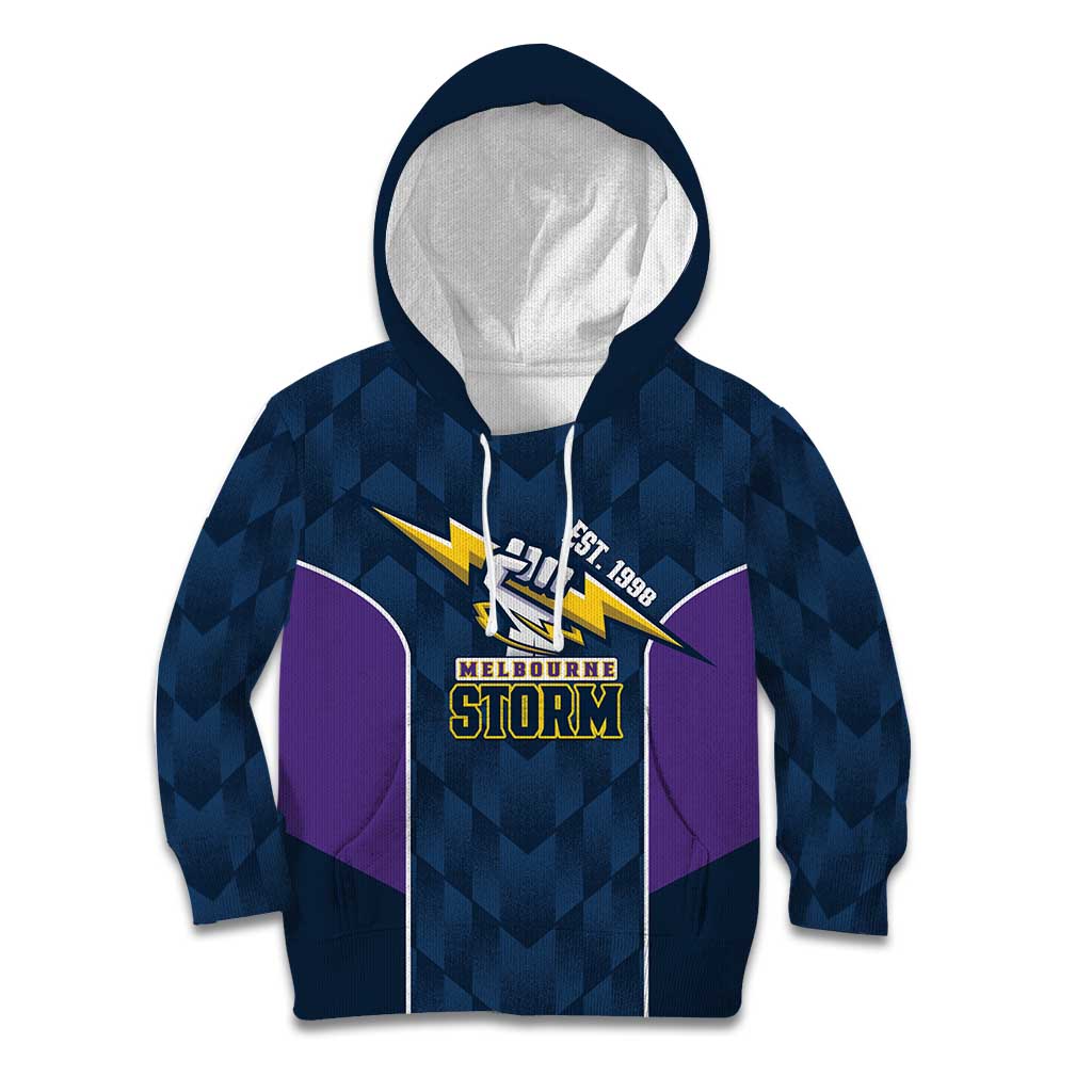 NRL Storm Rugby 2025 Custom Kid Hoodie Est 1998 Sporty Style