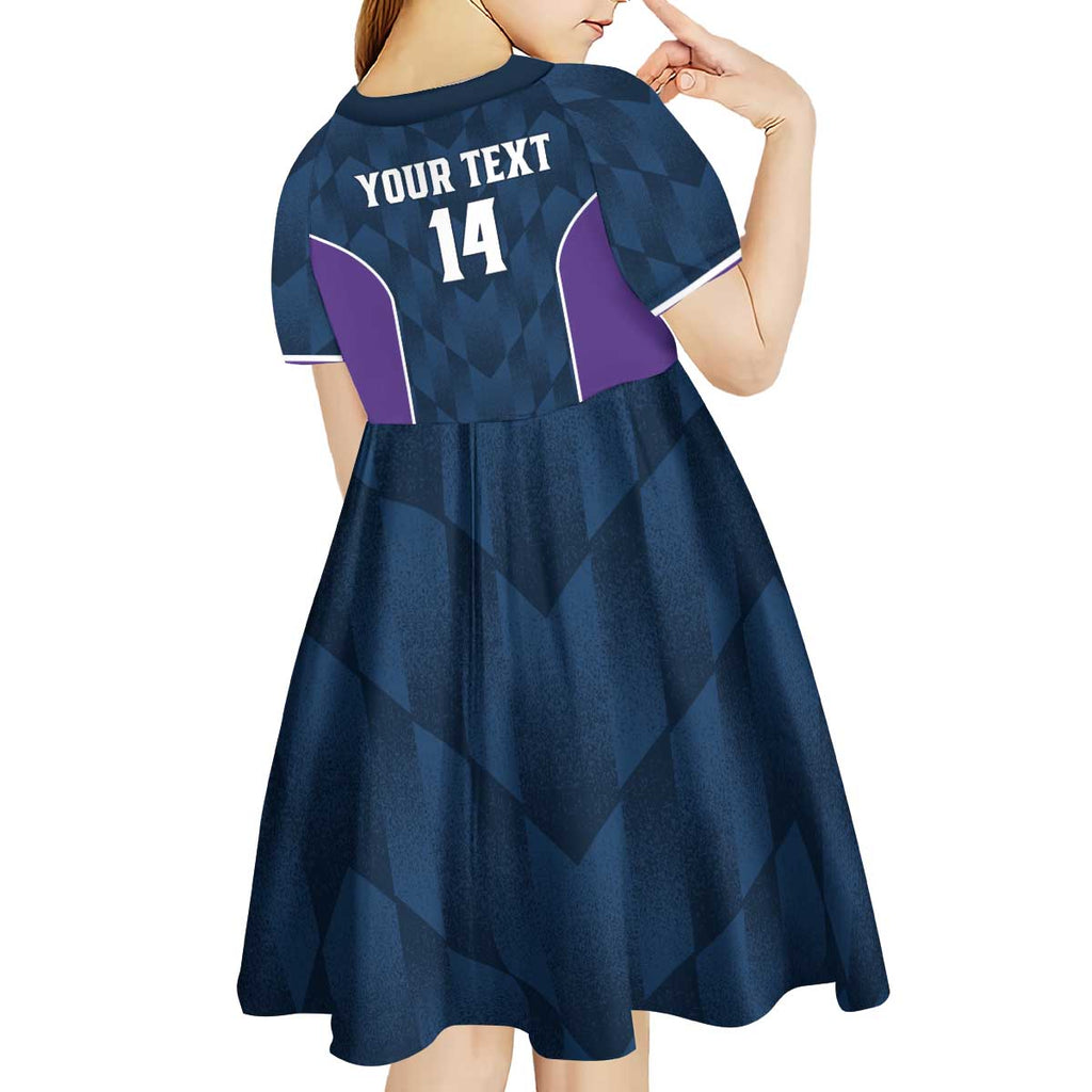 NRL Storm Rugby 2025 Custom Kid Short Sleeve Dress Est 1998 Sporty Style