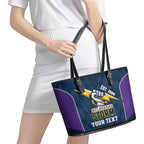 NRL Storm Rugby 2025 Custom Leather Tote Bag Est 1998 Sporty Style