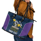 NRL Storm Rugby 2025 Custom Leather Tote Bag Est 1998 Sporty Style