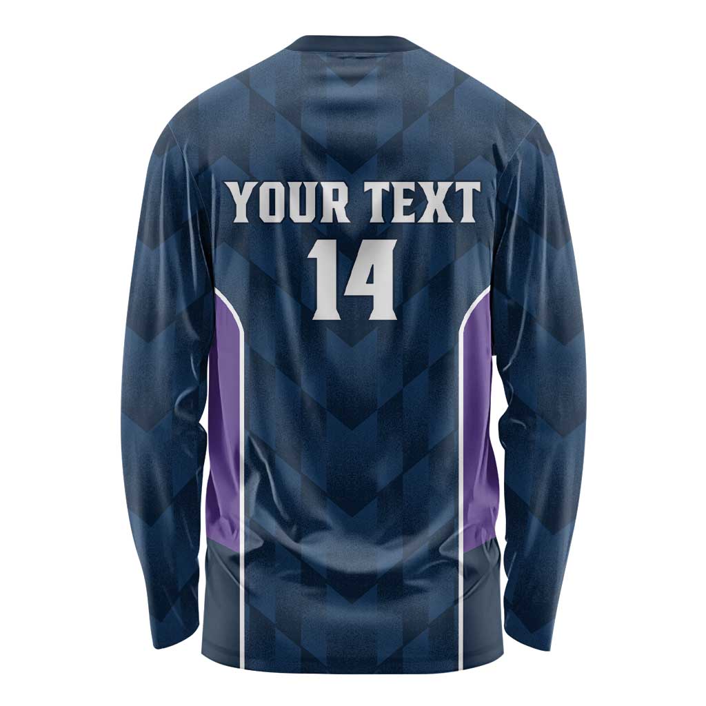 NRL Storm Rugby 2025 Custom Long Sleeve Shirt Est 1998 Sporty Style