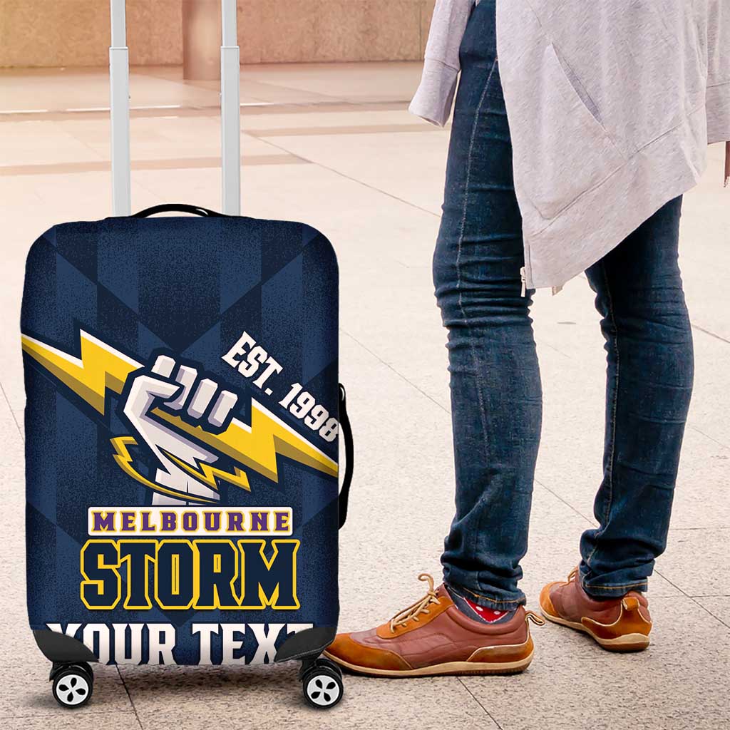 NRL Storm Rugby 2025 Custom Luggage Cover Est 1998 Sporty Style