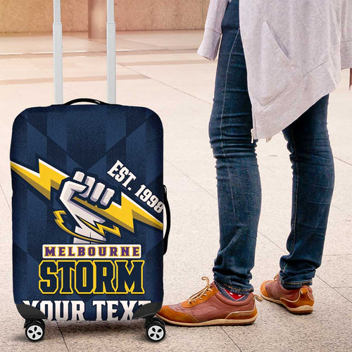 NRL Storm Rugby 2025 Custom Luggage Cover Est 1998 Sporty Style