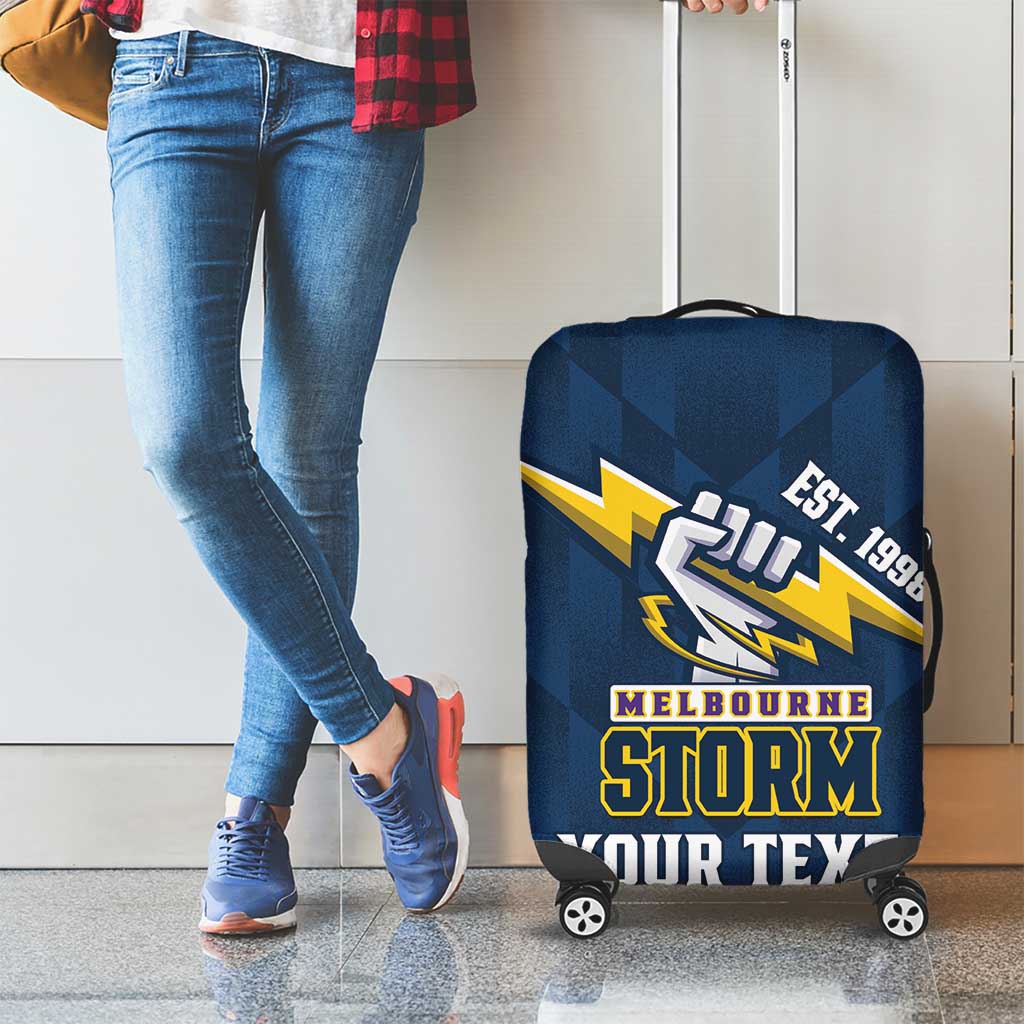NRL Storm Rugby 2025 Custom Luggage Cover Est 1998 Sporty Style
