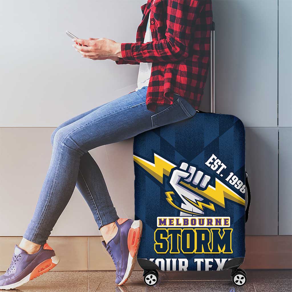 NRL Storm Rugby 2025 Custom Luggage Cover Est 1998 Sporty Style