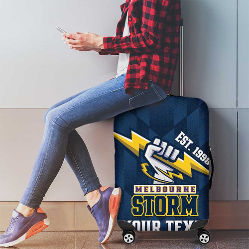 NRL Storm Rugby 2025 Custom Luggage Cover Est 1998 Sporty Style