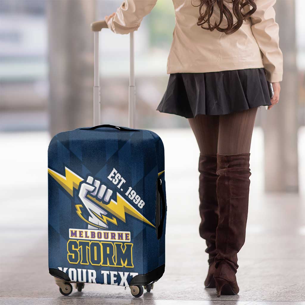 NRL Storm Rugby 2025 Custom Luggage Cover Est 1998 Sporty Style