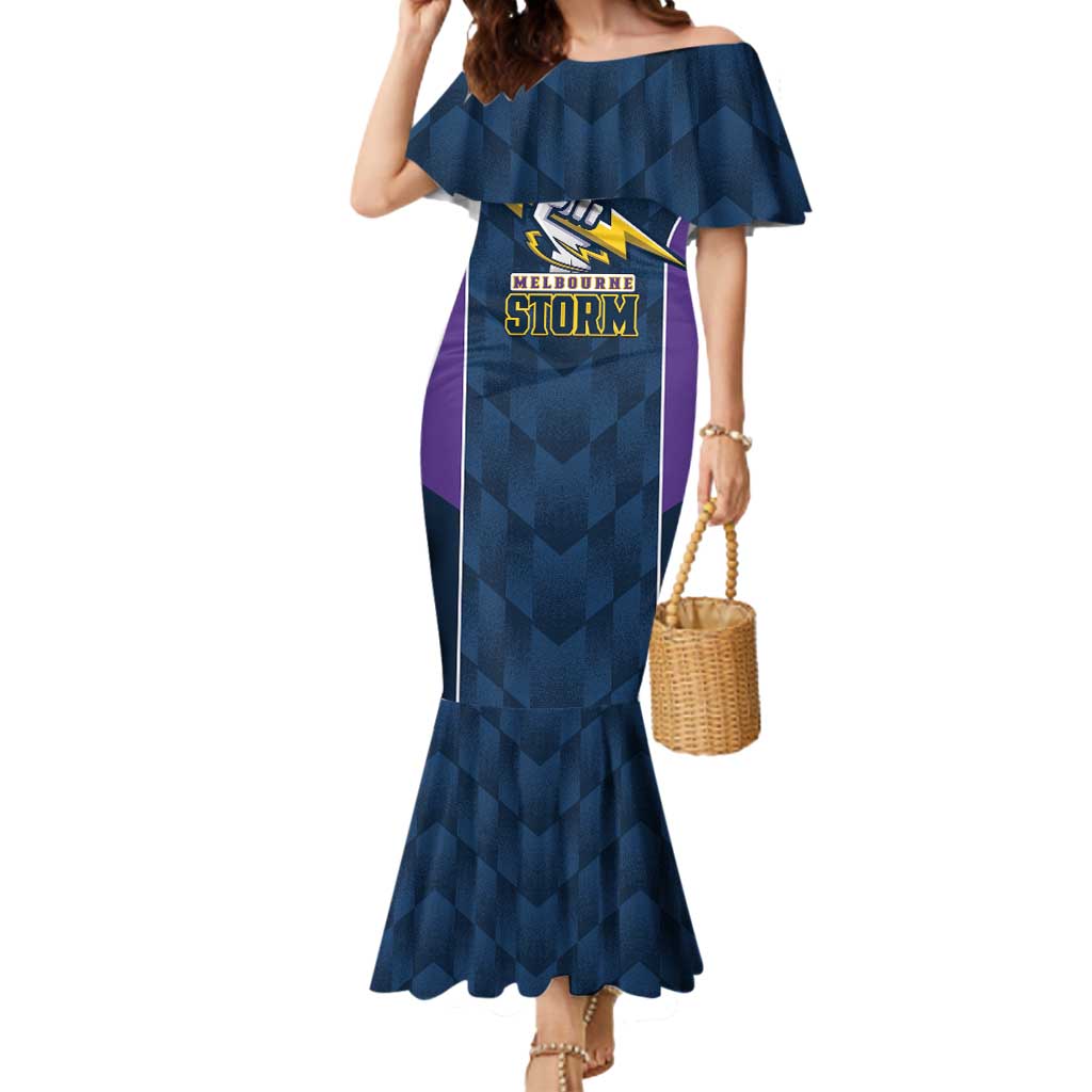 NRL Storm Rugby 2025 Custom Mermaid Dress Est 1998 Sporty Style