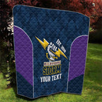 NRL Storm Rugby 2025 Custom Quilt Est 1998 Sporty Style