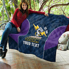 NRL Storm Rugby 2025 Custom Quilt Est 1998 Sporty Style