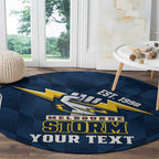 NRL Storm Rugby 2025 Custom Round Carpet Est 1998 Sporty Style