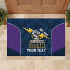 NRL Storm Rugby 2025 Custom Rubber Doormat Est 1998 Sporty Style