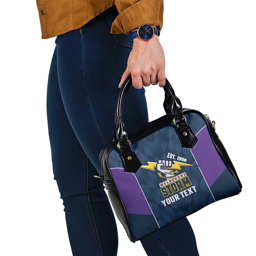 NRL Storm Rugby 2025 Custom Shoulder Handbag Est 1998 Sporty Style