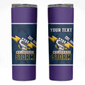 NRL Storm Rugby 2025 Custom Skinny Tumbler Est 1998 Sporty Style