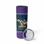 NRL Storm Rugby 2025 Custom Skinny Tumbler Est 1998 Sporty Style