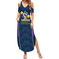 NRL Storm Rugby 2025 Custom Summer Maxi Dress Est 1998 Sporty Style