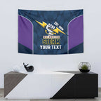 NRL Storm Rugby 2025 Custom Tapestry Est 1998 Sporty Style