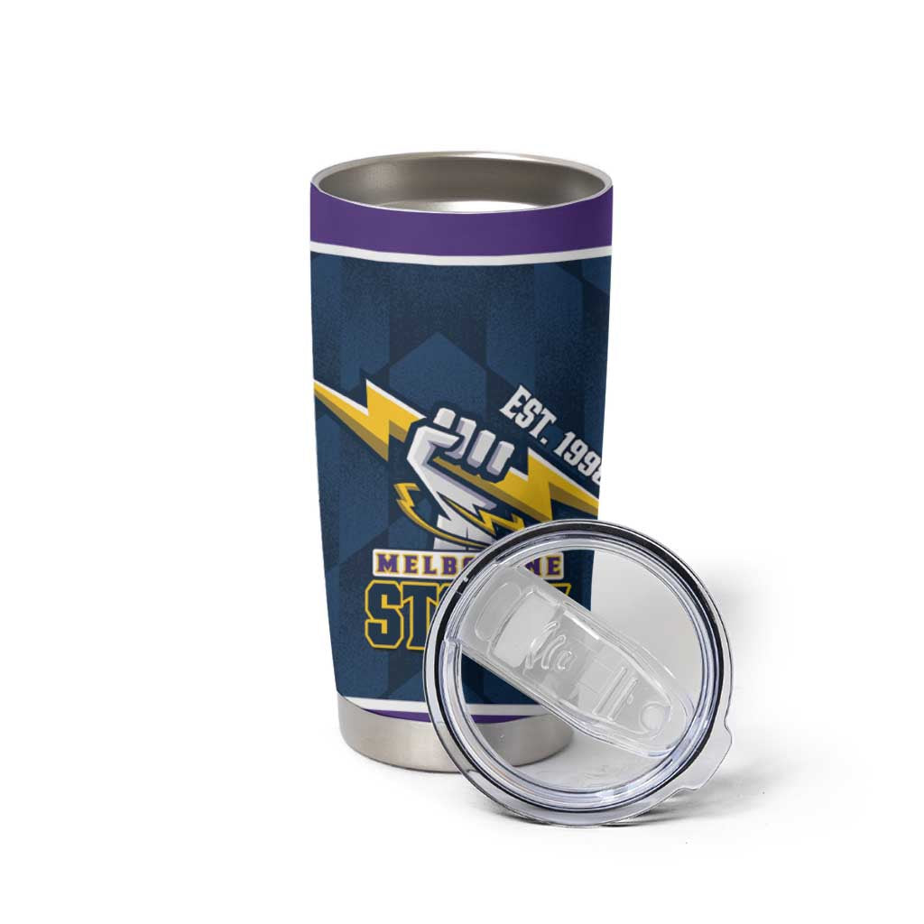 NRL Storm Rugby 2025 Custom Tumbler Cup Est 1998 Sporty Style