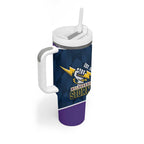 NRL Storm Rugby 2025 Custom Tumbler With Handle Est 1998 Sporty Style