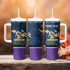 NRL Storm Rugby 2025 Custom Tumbler With Handle Est 1998 Sporty Style