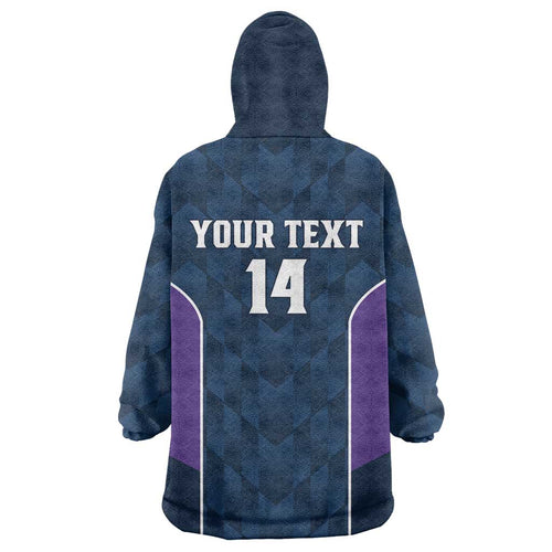 NRL Storm Rugby 2025 Custom Wearable Blanket Hoodie Est 1998 Sporty Style