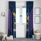 NRL Storm Rugby 2025 Custom Window Curtain Est 1998 Sporty Style