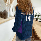 NRL Storm Rugby 2025 Custom Women Casual Shirt Est 1998 Sporty Style
