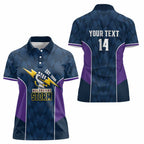 NRL Storm Rugby 2025 Custom Women Polo Shirt Est 1998 Sporty Style