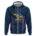 NRL Storm Rugby 2025 Custom Zip Hoodie Est 1998 Sporty Style