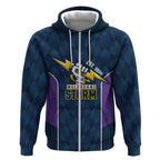 NRL Storm Rugby 2025 Custom Zip Hoodie Est 1998 Sporty Style
