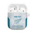 Custom New Zealand Silver Fern Football AirPods Case Come On All White - Aussie Hoodie