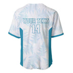 Custom New Zealand Silver Fern Football Baseball Jersey Come On All White
