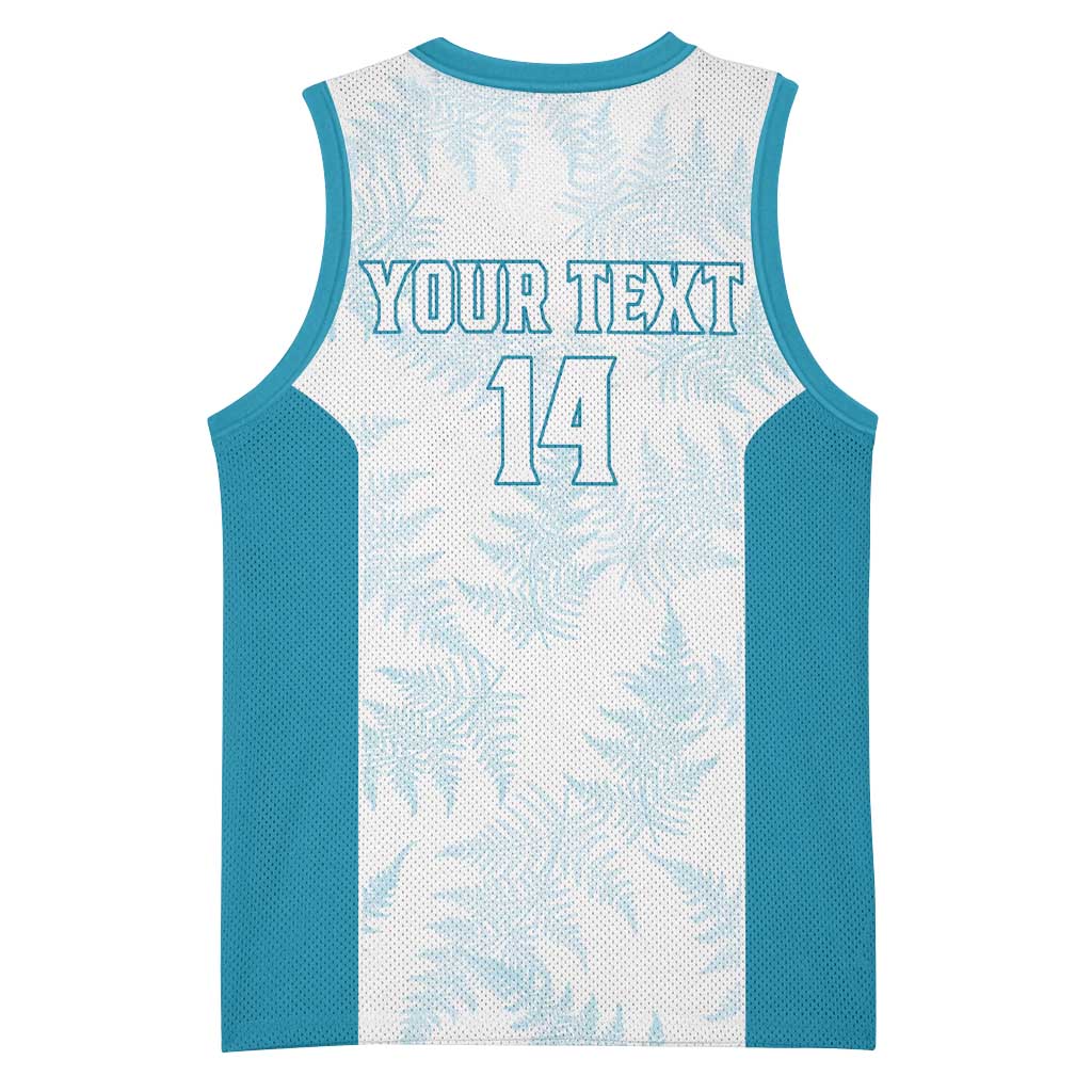 Custom New Zealand Silver Fern Football Basketball Jersey Come On All White - Aussie Hoodie