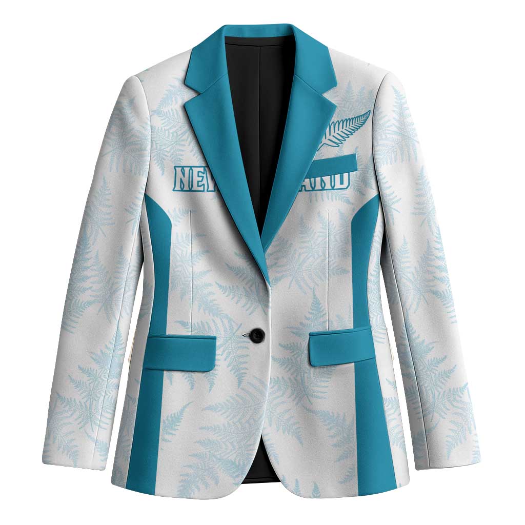 Custom New Zealand Silver Fern Football Blazer Come On All White - Aussie Hoodie
