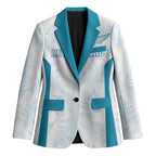 Custom New Zealand Silver Fern Football Blazer Come On All White - Aussie Hoodie