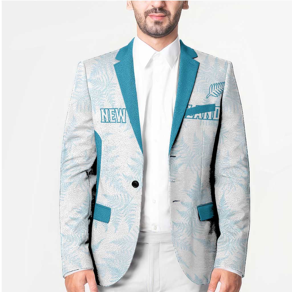 Custom New Zealand Silver Fern Football Blazer Come On All White - Aussie Hoodie