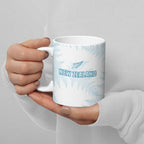 Custom New Zealand Silver Fern Football Ceramic Mug Come On All White - Aussie Hoodie