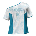 Custom New Zealand Silver Fern Football Cross Shoulder Shirt Come On All White - Aussie Hoodie