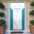 Custom New Zealand Silver Fern Football Door Cover Come On All White - Aussie Hoodie