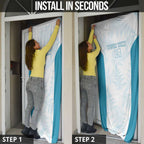 Custom New Zealand Silver Fern Football Door Cover Come On All White - Aussie Hoodie