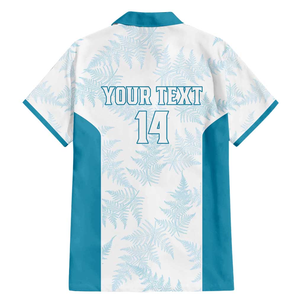 Custom New Zealand Silver Fern Football Family Matching Puletasi and Hawaiian Shirt Come On All White